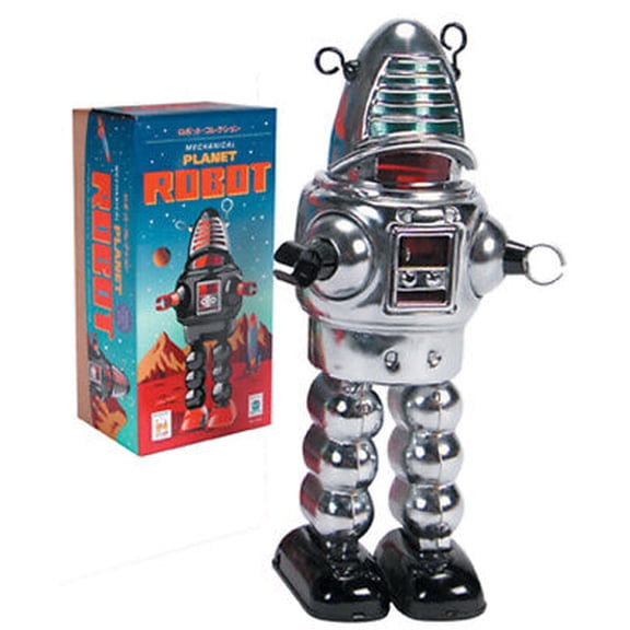 Schylling Chrome Planet Robot