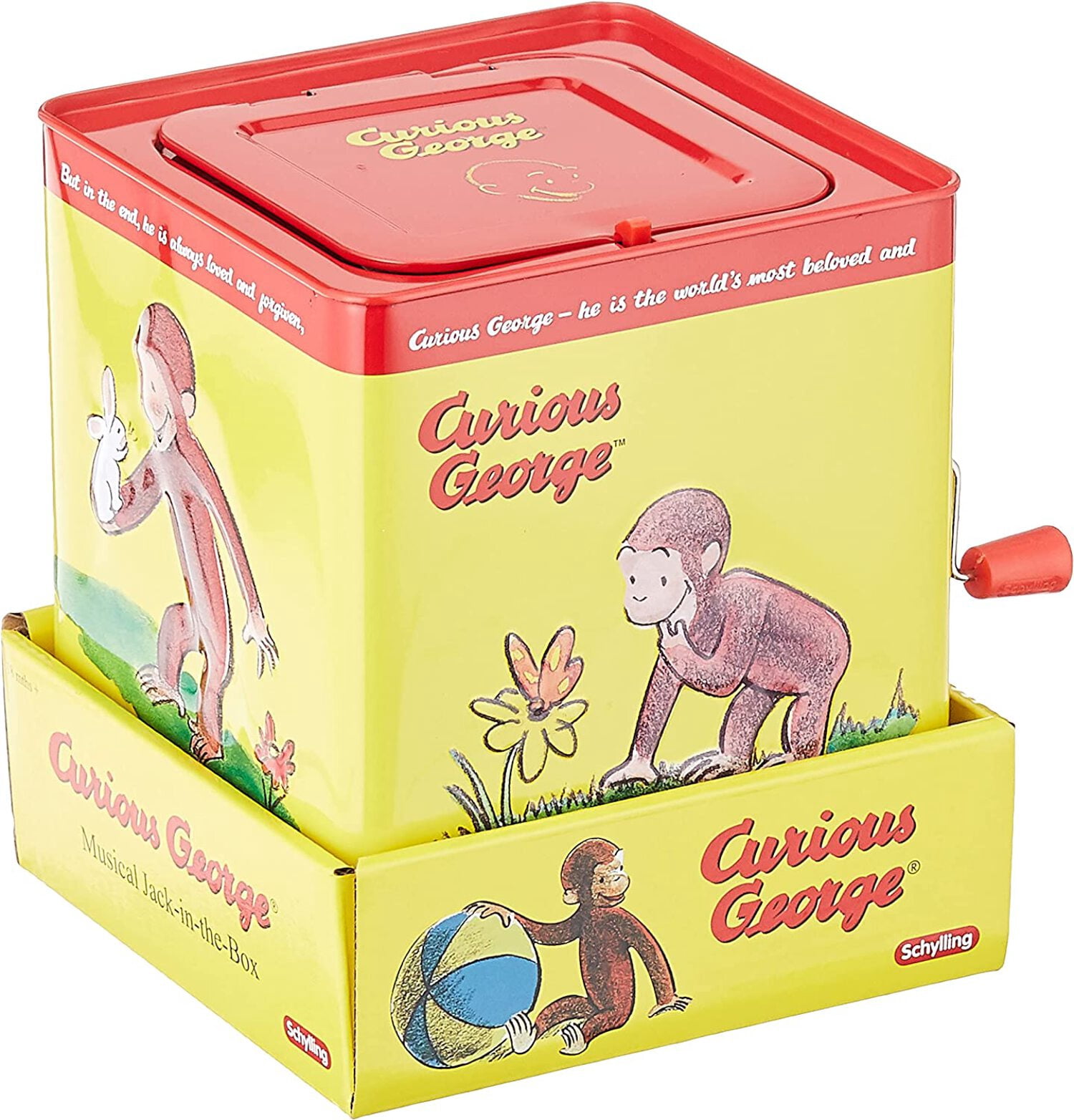 Curious George Jack in the Box - Preschool Fun Toys by Schylling (CJB)