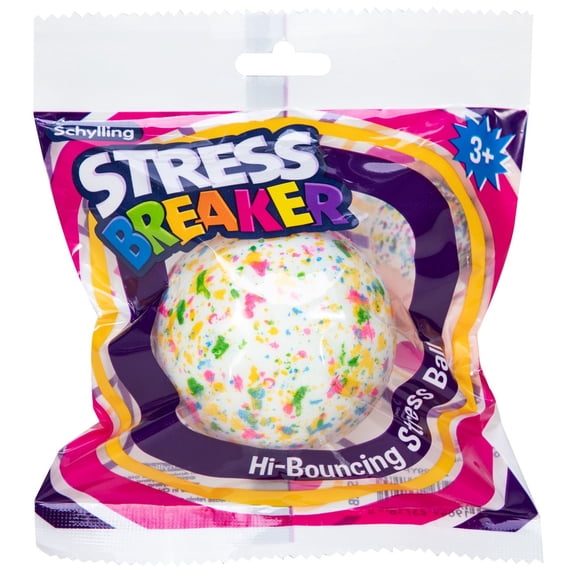 Schylling Fun It Bounce It Unbustable Squeeze Breaker- Stressed-Ball-Ages 14+