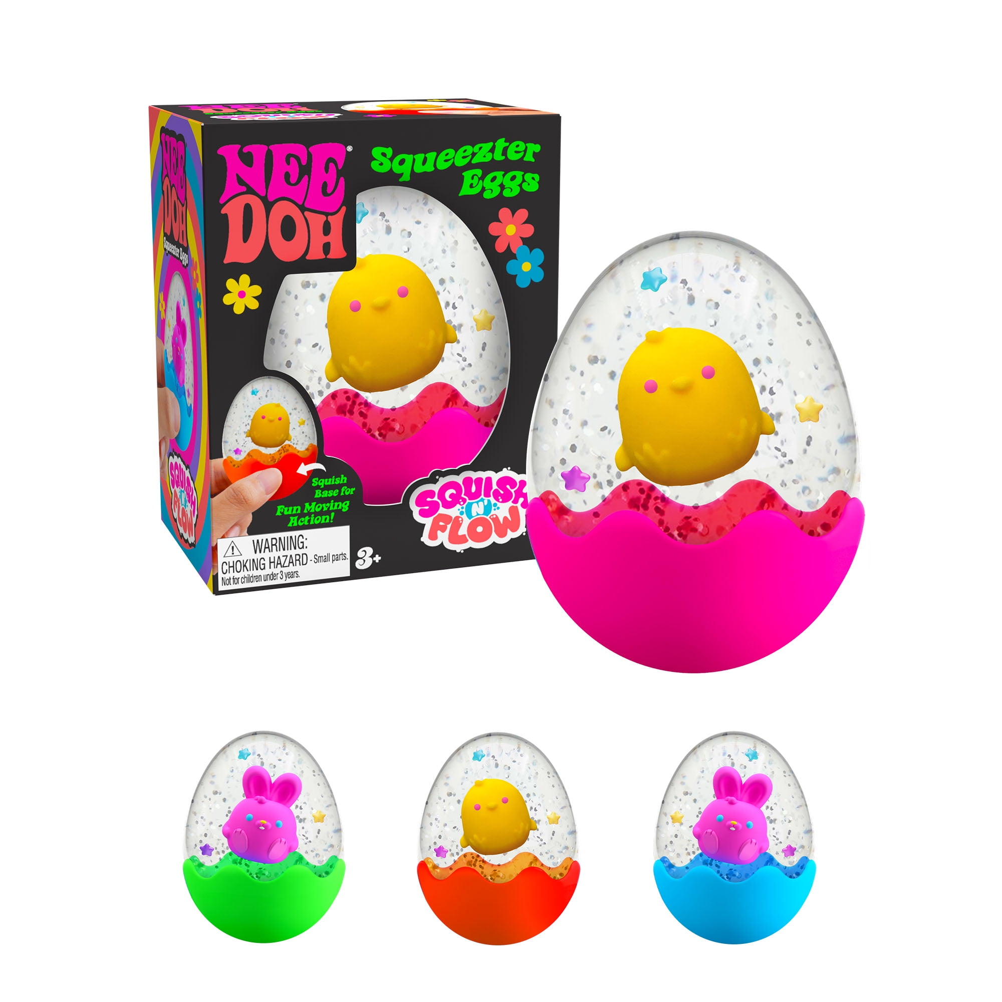 Schylling NeeDoh Squeezter Egg, Squishable & Soft Novelty Toy, Children Ages 3+  (图1)
