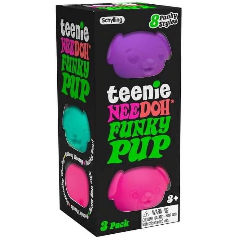 Schylling NeeDoh Teenie Funky Pups Dog Squeeze Fidget Stress Ball