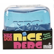 Schylling Nice Berg Super Solid Squish Sensory Fidget Stress Ball, Blue