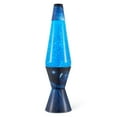 thumbnail image 1 of Schylling Original 14.5 Inch Azure Galaxy Pattern Lava Lamp, Silver Glitter Wax in Blue Liquid, 1 of 9