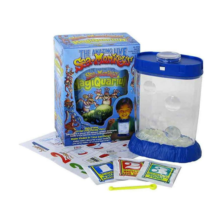 Sea-Monkeys シーモンキー セット GnHoCh Growing Sea Monkeys Ocean Zoo Deluxe Kit - Tiny