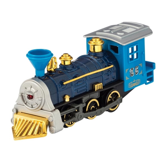 Schylling Steam Era Locomotive Pull-Back Vehicle (BLUE)