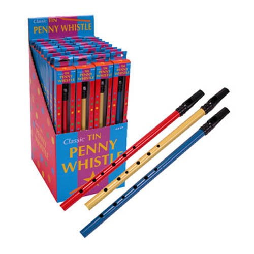 Schylling Tin Penny Whistle  (Sold Individually - Colors Vary)