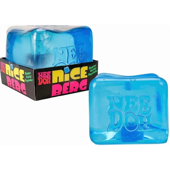 Schylling Trending - Nice Berg Giant Nice Cube Nee STRESS CUBE RELIEVE, SENSORY FIDGET