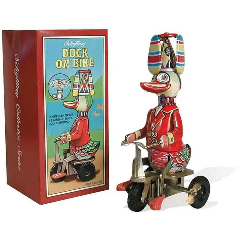 Schylling Wind-up Duck On Bike