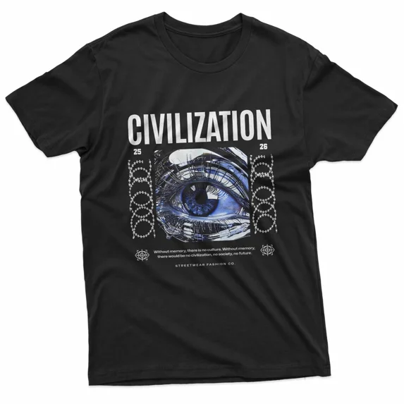 Sci-Fi Aesthetic Robot Eye Streetwear T-Shirt - Walmart.com