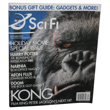 Sci Fi Channel December 2005 Official Magazine Book - (King Kong Cover)