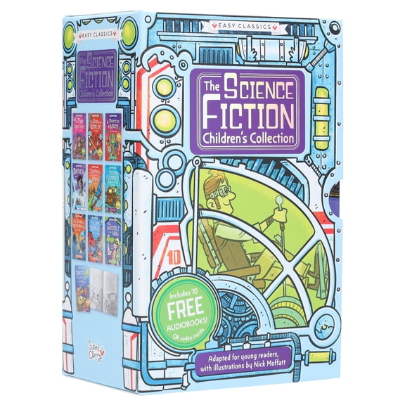 Science Fiction Kids Classics Illustrated 10 Book Set - Ages 7-9 - Paperback