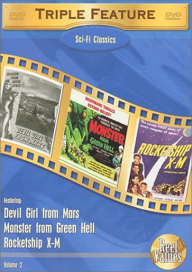 Pre-Owned Sci-Fi Classics Triple Feature, Vol. 2 (Devil Girl from Mars ...
