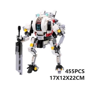 Sci-Fi Combat Mecha Model, Small Particle DIY Interlocking Building Set