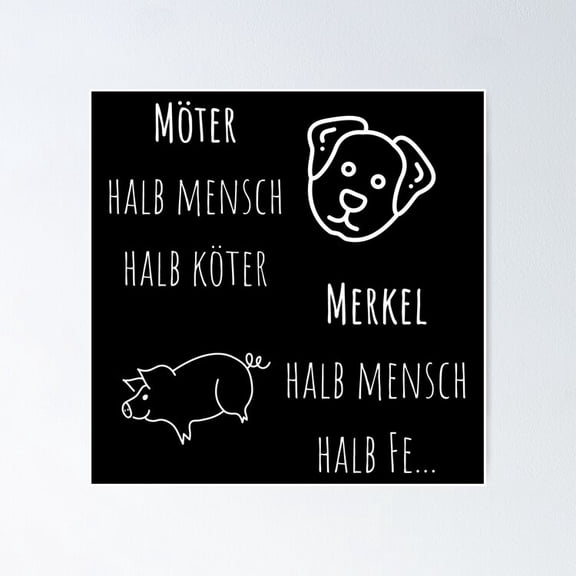 Sci-Fi Comedy Parody Half Man Half Dog Barf Space Cruiser Graphic Wall Art, Unframed Poster