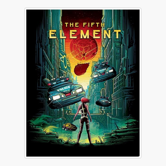 Sci Fi Element Adventure Inspired Sticker