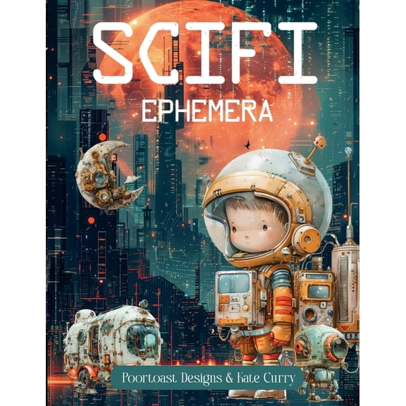 Sci-Fi Ephemera Book: High Quality Images Of High-Tech Products For Paper Crafts, Scrapbooking, Mixed Media, Junk Journa, (Paperback)
