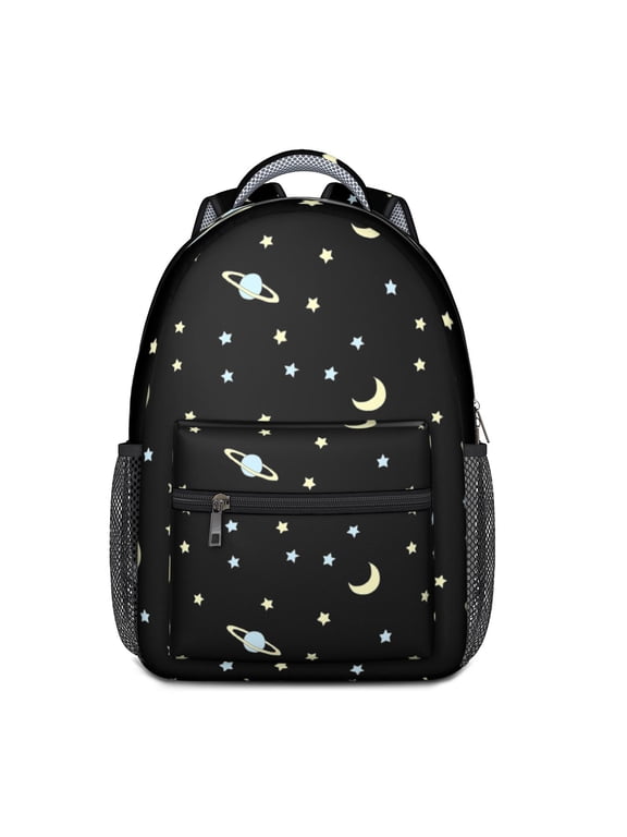 Sci-Fi Lovers Backpack - Ergonomic Waterproof Design with Spacious Compartments, Alien & Space Theme for College Students