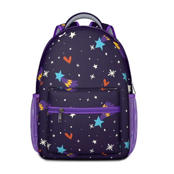 Sci-Fi Lovers Backpack - Ergonomic Waterproof Design with Spacious Compartments, Alien & Space Theme for College Students