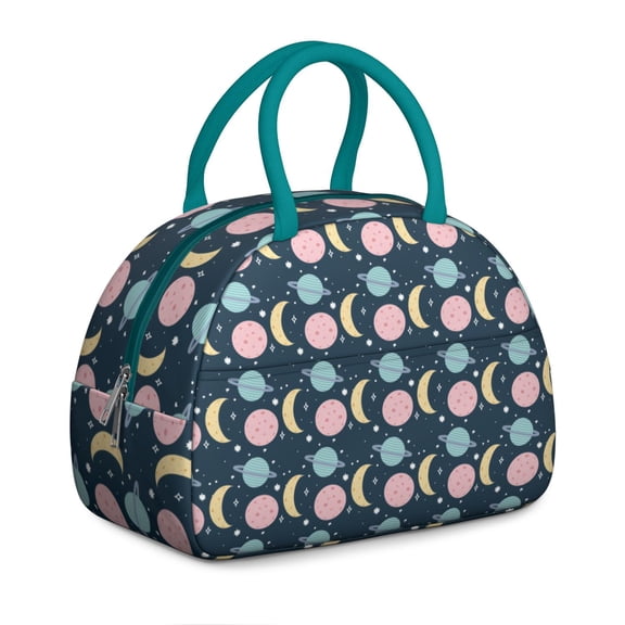 Sci-Fi Lunch Bag for Women – Space Geek Approved Tote with Celestial Print, Insulated, Durable and Perfect for Out-of-This-World Meals