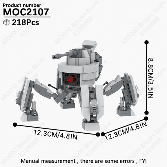 Sci-Fi Space Base & Mech Building Block Set - Premium ABS Plastic Multi-Color Construction Kit with Command Center, Gun Turrets & Starfighters - Modular DIY Model Toy for Kids, Adult Collectors & Sci