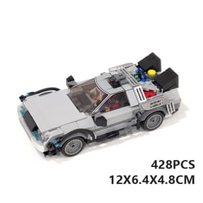 Sci-Fi Time Travel Vehicle Assembly Model, Small Particle DIY Building Kit