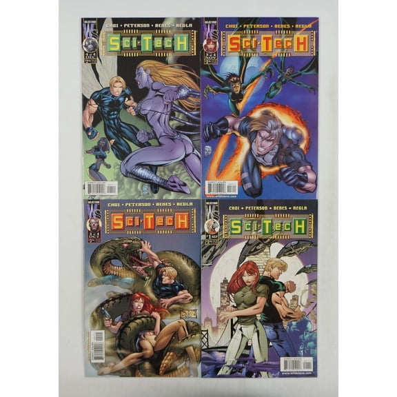 Sci-Tech #1-4 VF/NM complete series Brandon Choi ; Wildstorm