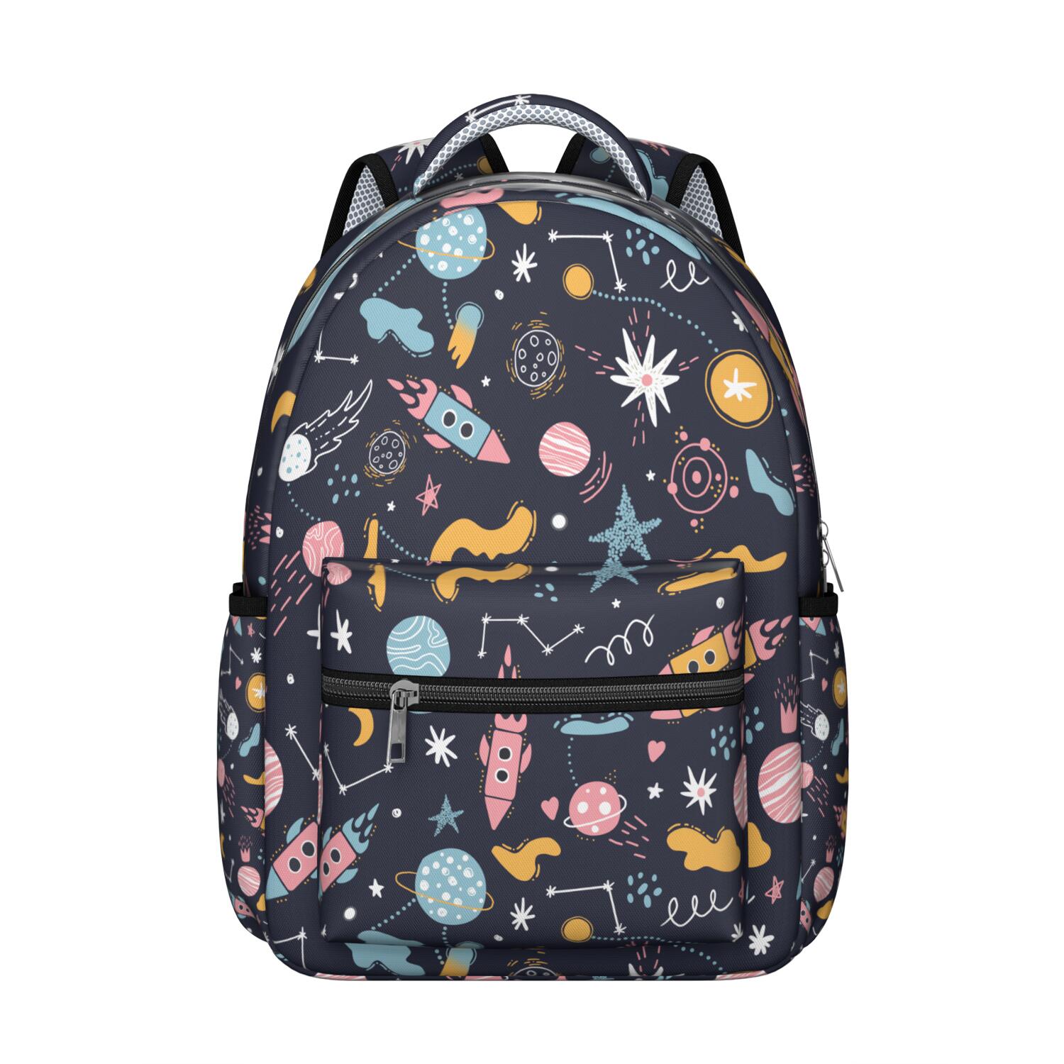 Sci-fi Lovers Space Students Backpack Galaxy Nebula Cosmic Design ...