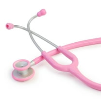 Scian 30G-PK Stethoscope - High-Fidelity Acoustics, Lightweight Aluminum, Satin Tube for Pediatrics & Nursing - Nurse Essentials in Pink