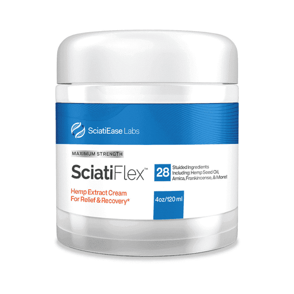 SciatiFlex Sciatic Nerve Cream by SciatiEase Labs - 4oz