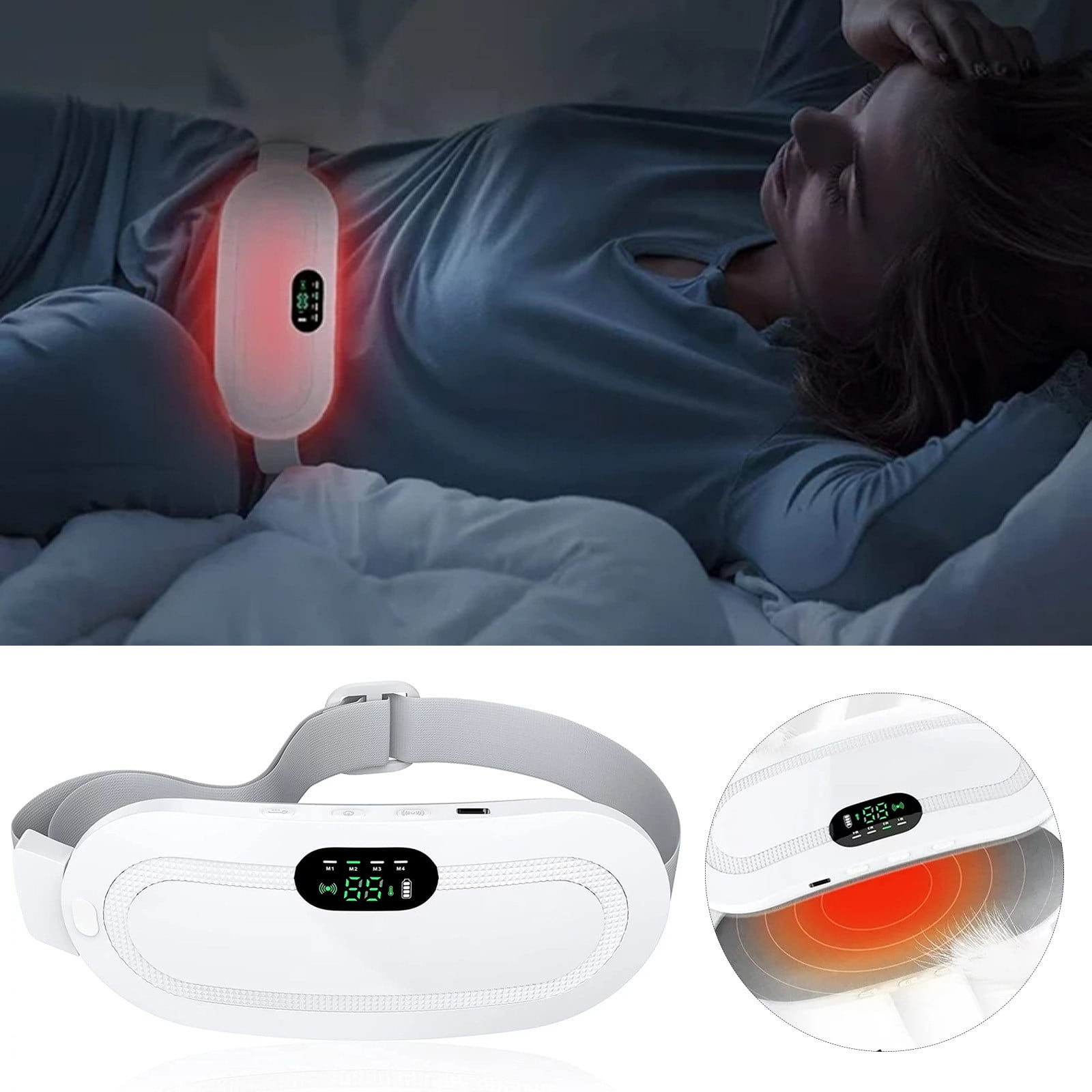 Sciatic Nerve Massage compatible with Machine Heating Pad For Menstrual