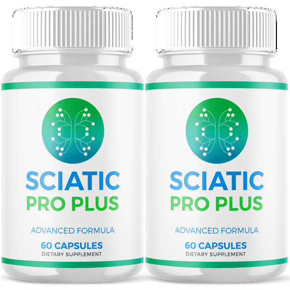 Sciatic Pro Plus Advanced Nerve Health Support Pills Natural Vitamin Supplement 120 Capsules