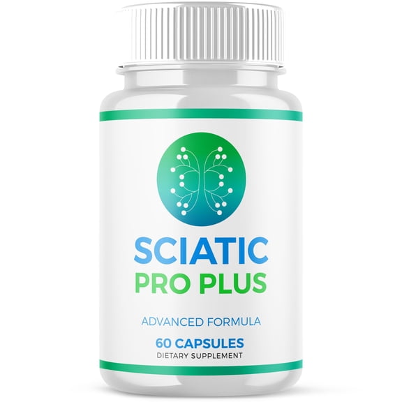 Sciatic Pro Plus Advanced Nerve Health Support Pills Natural Vitamin Supplement 60 Capsules