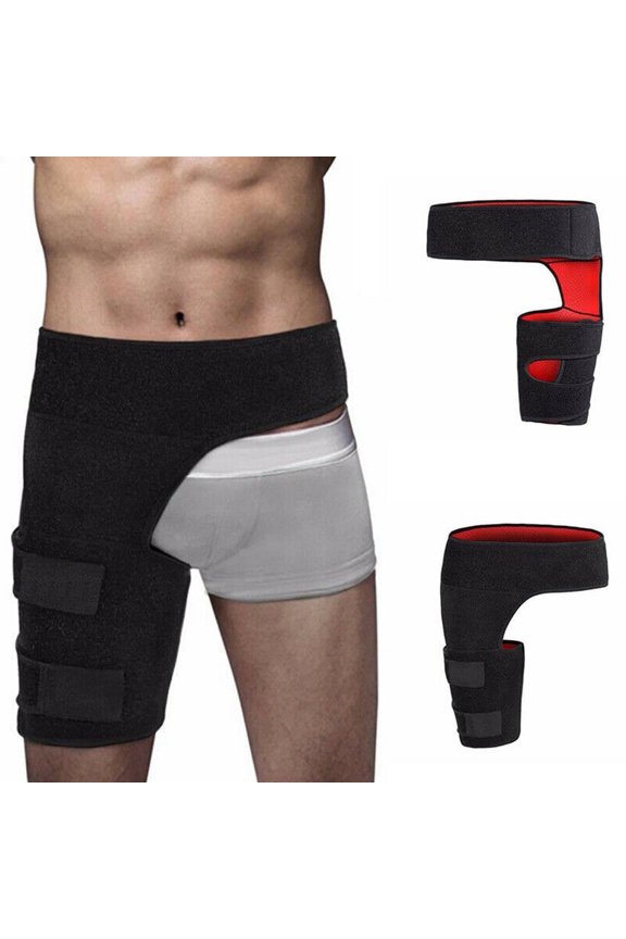 PLGEBR Sciatica Nerve Pain Relief Thigh Compression Brace For Hip Joints Arthritis Groin Wrap Brace Protector Belt