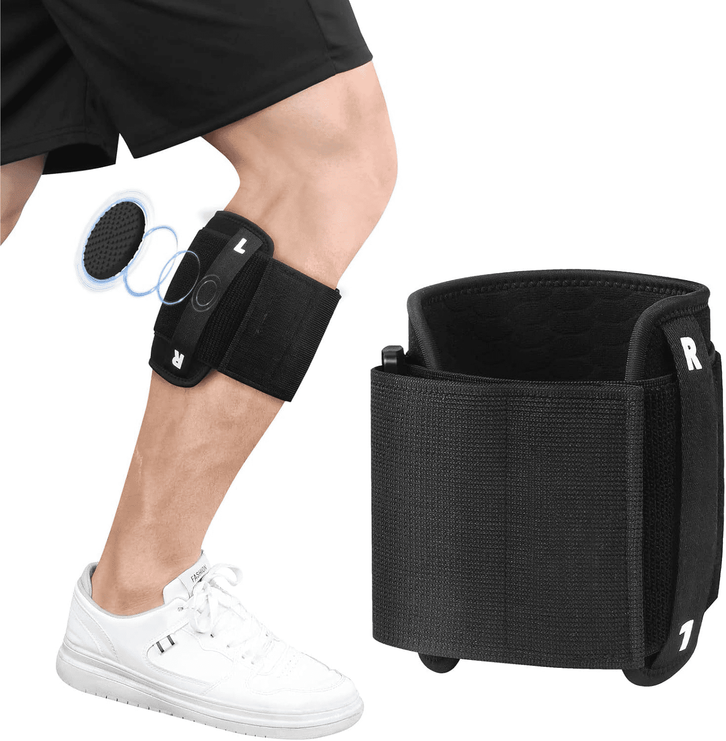 Sciatica Pain Relief Devices Brace - Sciatic Ease Nerve Pain Relief Brace for Men Women, Knee Braces with Pressure Pad Targeted Compression for Sciatic Nerve Pain, Lower Back, Hip