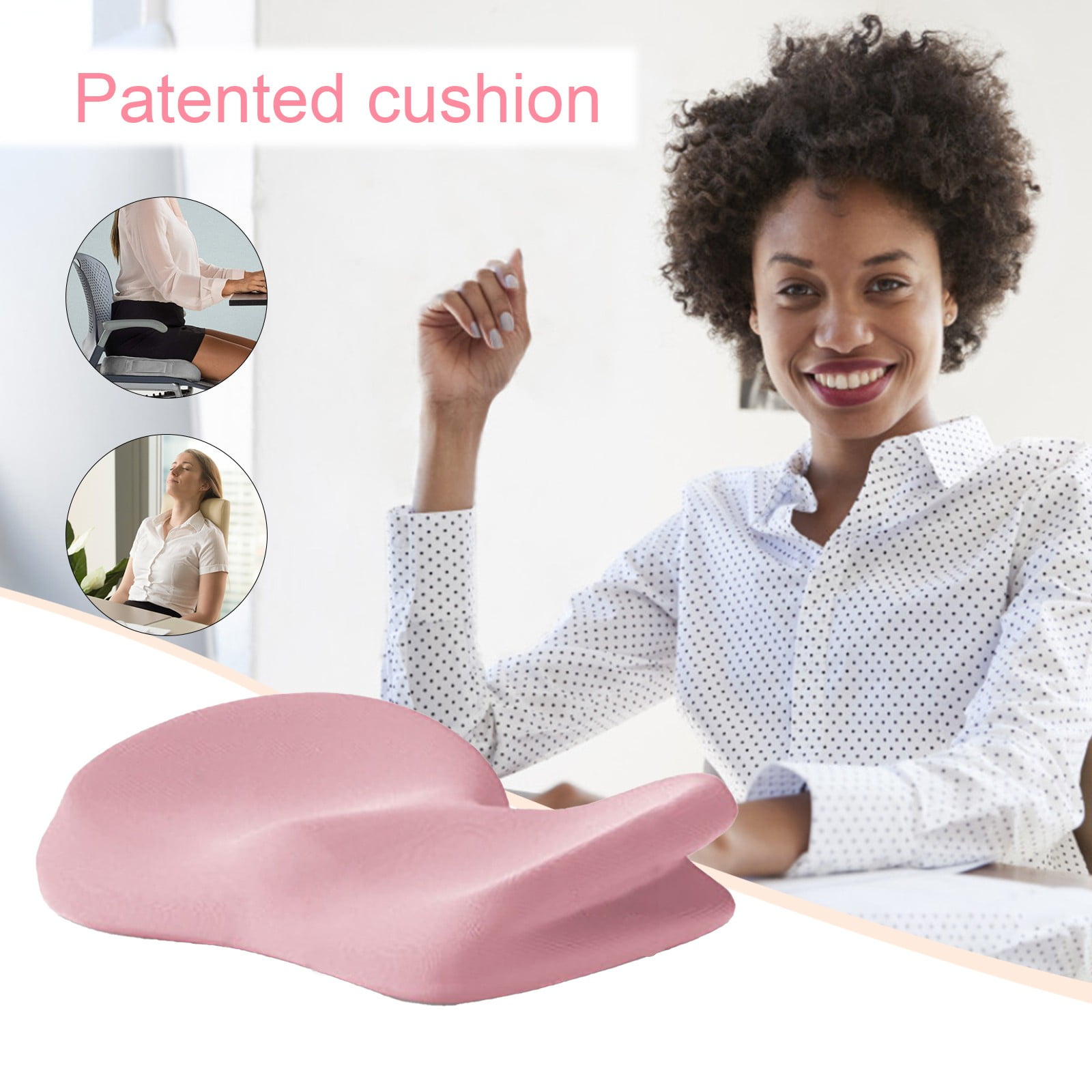 Sciatica Relief Chair Pillow Fractured Tailbone Pillow Enhanced Seat