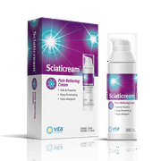 Vita Sciences SciatiCream – Sciatic Nerve Support Cream with B12, Arnica, MSM and Aloe Vera – 1.7 oz