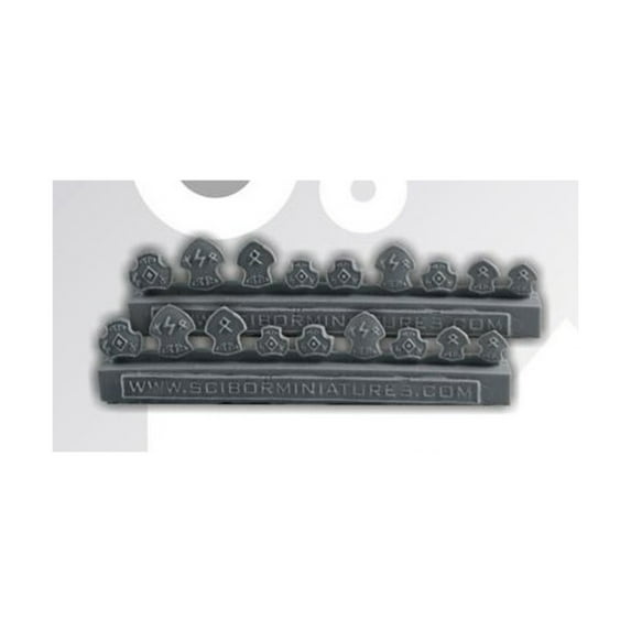 Scibor Monstrous Miniatures Celtic Shields - Small #1 New