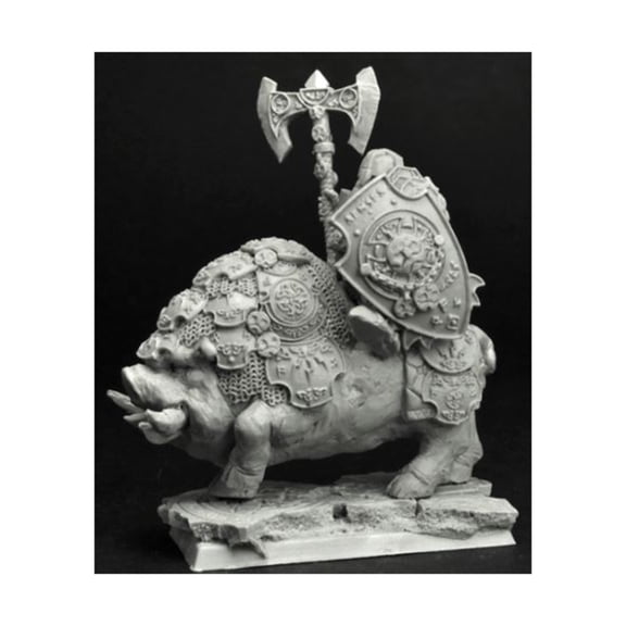 Scibor Monstrous Miniatures Dwarf Lord Dain on War Boar New