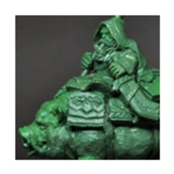 Scibor Monstrous Miniatures Dwarf Wanderer on War Pig New