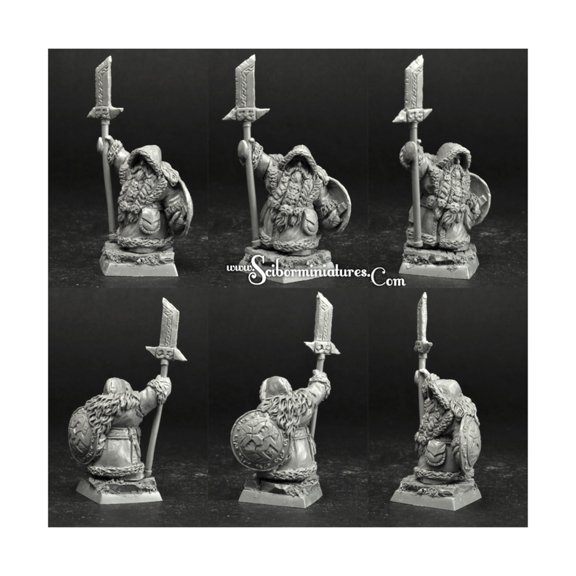 Scibor Monstrous Miniatures Ice Stronghold Dwarf #7 New