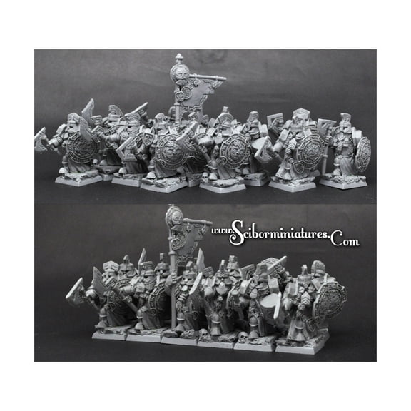 Scibor Monstrous Miniatures Noble Axemen New