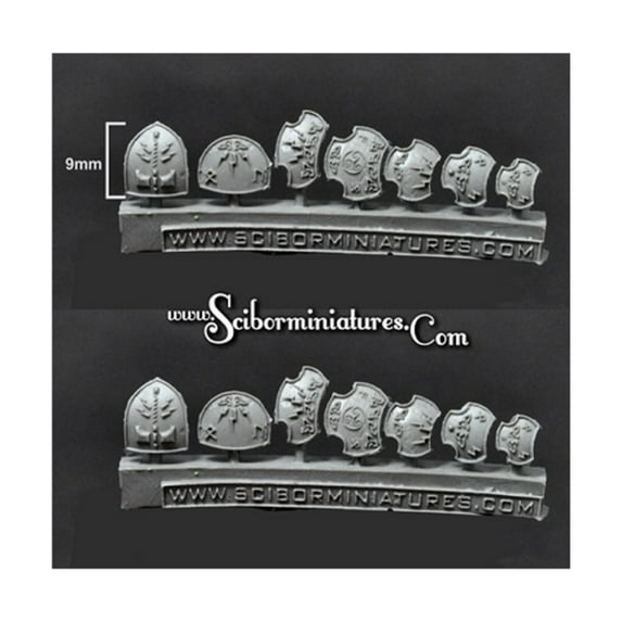 Scibor Monstrous Miniatures Small Dwarven Shields #2 New