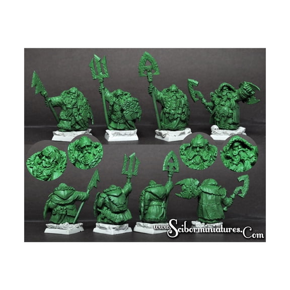 Scibor Monstrous Miniatures Walarus Warriors 4 Miniatures Set #1 New