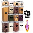 thumbnail image 1 of Scidweet 15 Pcs Airtight Food Storage Containers with Lid, Pantry Organizer and Kitchen Storage BPA Free Plastic Containers for Food, 1 of 6