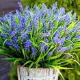 thumbnail image 1 of Scidweet 20 Bundles Artificial Lavender Plants Outdoors, Fake Flowers Faux Plant Spring Summer Decoration for Home Garden, Purple, 1 of 6