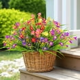 thumbnail image 1 of Scidweet 20 Bundles Artificial Fake Flowers, Outside Plastic Flowers Faux Plants Spring Summer Decoration for Home Indoor Outdoor Garden Decoration (Multicolor), 1 of 6