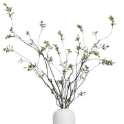 Scidweet 4 Pcs Fake Plants, 47.2" Artificial Greenery Stems Plants Faux Ficus Twig Leaf Artificial Eucalyptus Branches Plants for Vase Filler Home Office Weddin