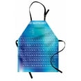 thumbnail image 1 of Science Apron Chemistry Element Table Modern Image with Blue Attentive Backdrop Art, Unisex Kitchen Bib Apron with Adjustable Neck for Cooking Baking Gardening, Aqua Sky and Baby Blue, by Ambesonne, 1 of 3