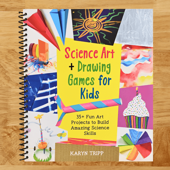 Science Art and Drawing Games for Kids: 35+ Fun Art Projects to Build Amazing Science Skills, (Spiral Bound)