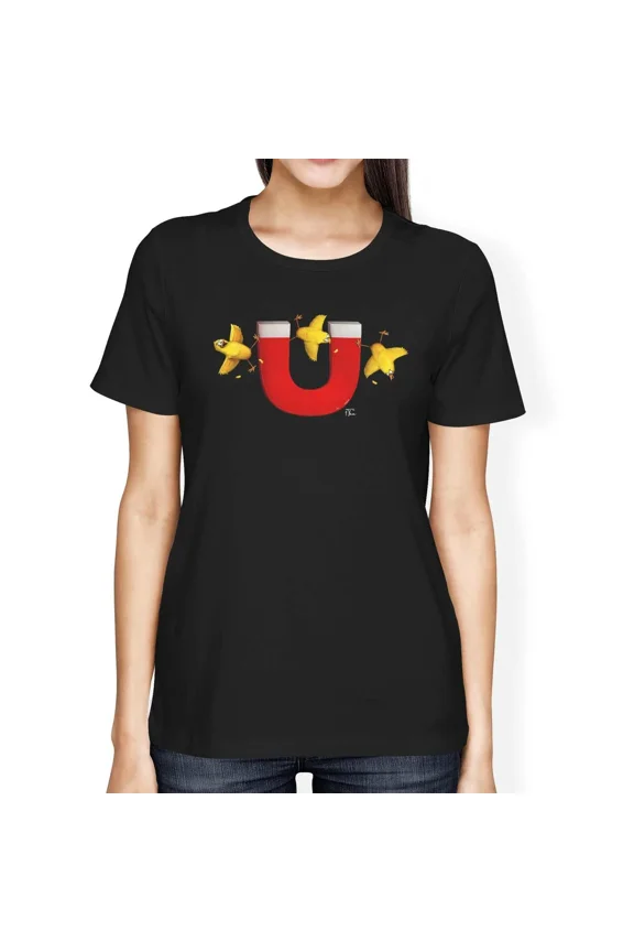 Science Bird Magnet Concept Clever Physics Humor Graphic Style Unisex T-Shirt up to size 5XL